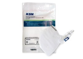 Máscara Hospitalar Branca N95 PFF2 - KSN